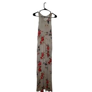 Elegant Floral Print Maxi Dress